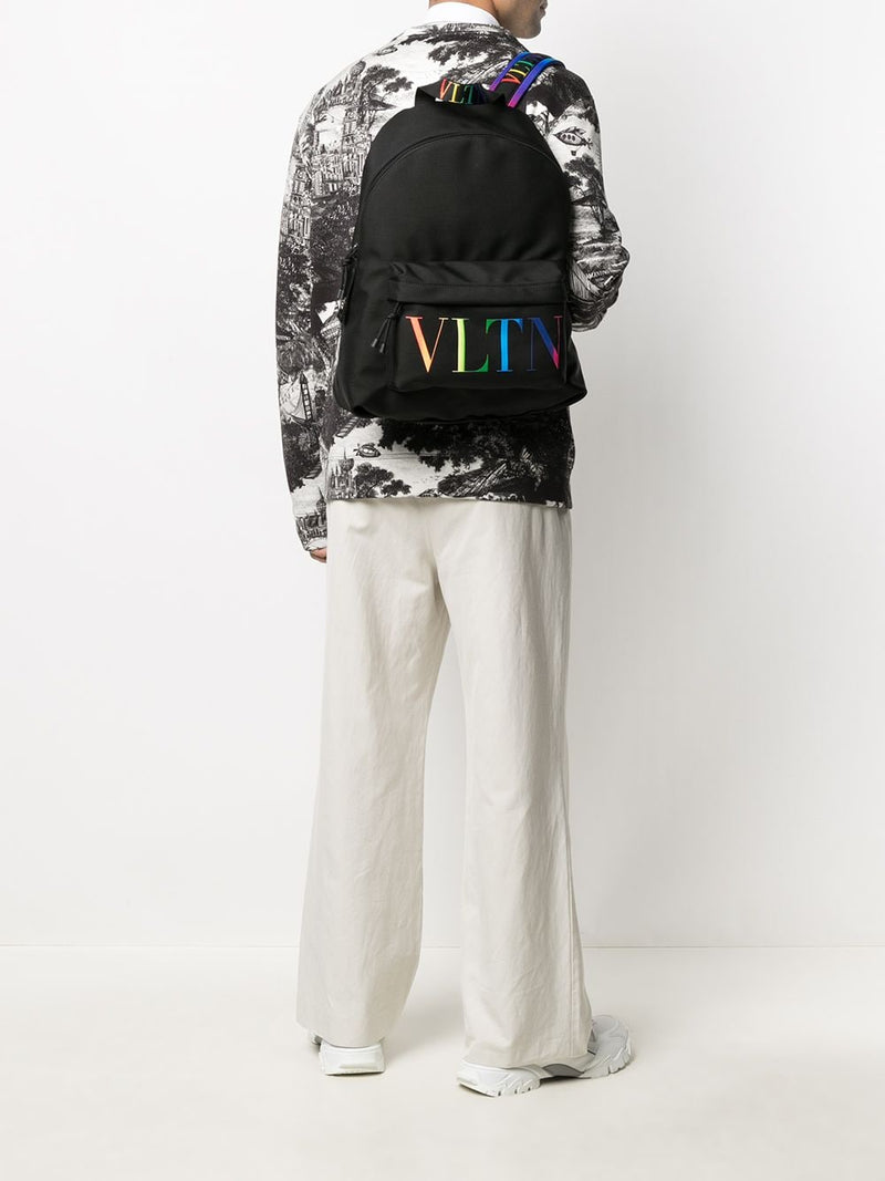 VLTN print backpack, Valentino Garavani