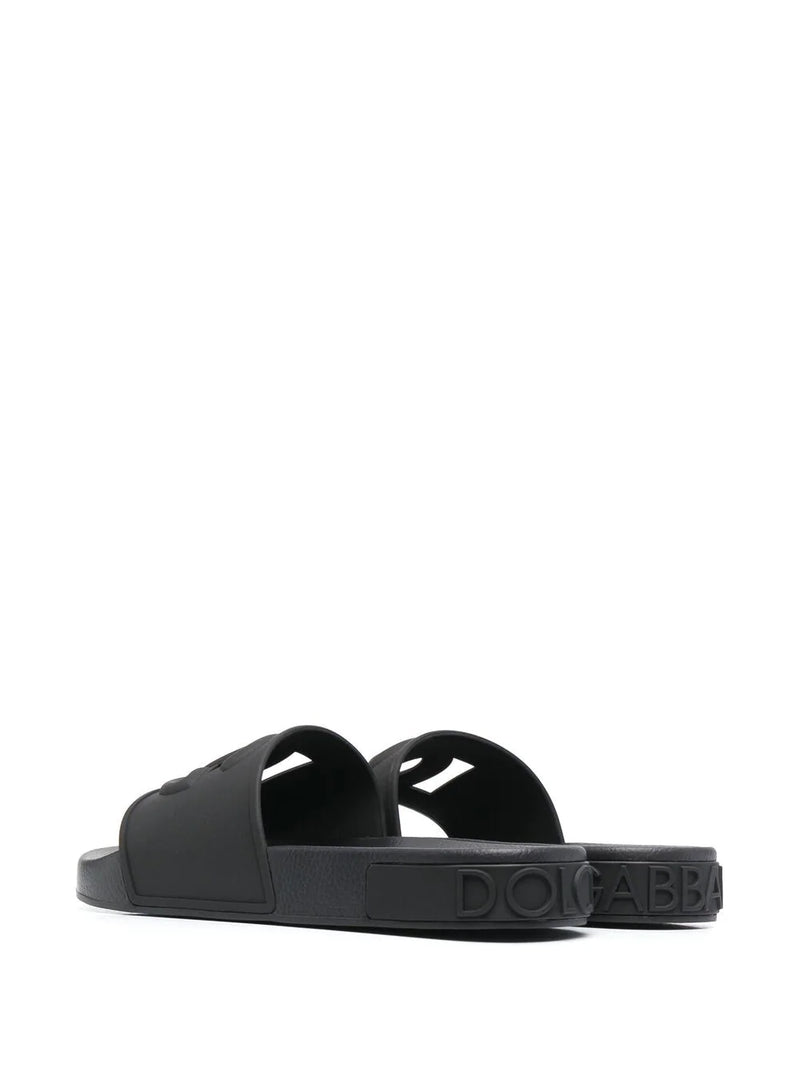 Dolce & Gabbana Logo-Embossed Pool Slides