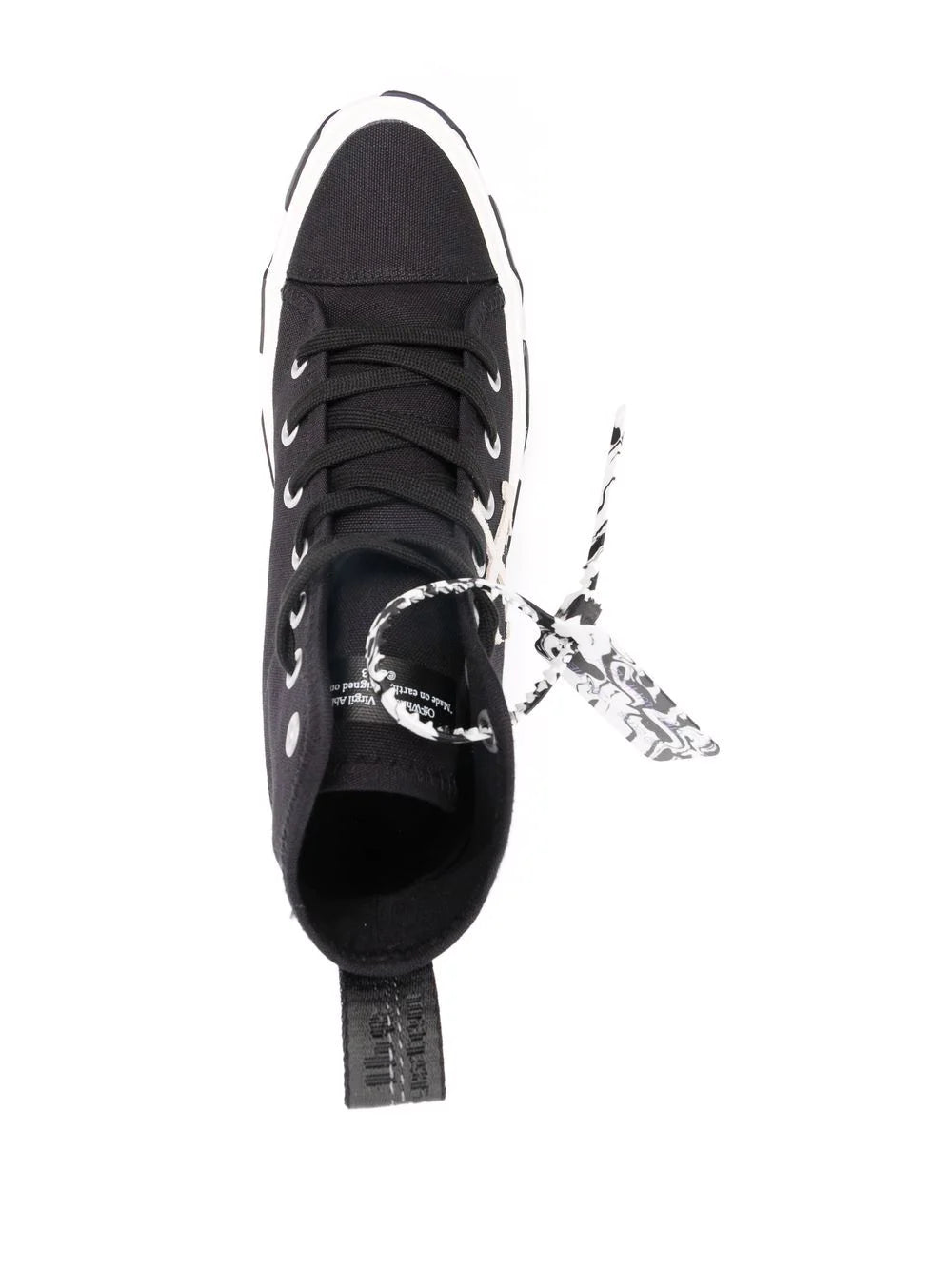 Off-White Black Tenis Vulcanized Sneakers