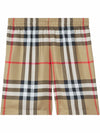 Burberry check-print silk shorts