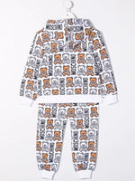 Moschino Kids oversized logo print tracksuit