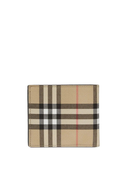Burberry check-pattern bi-fold wallet