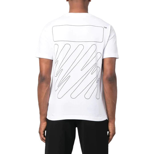 Off-White White Wave Slim T-Shirt
