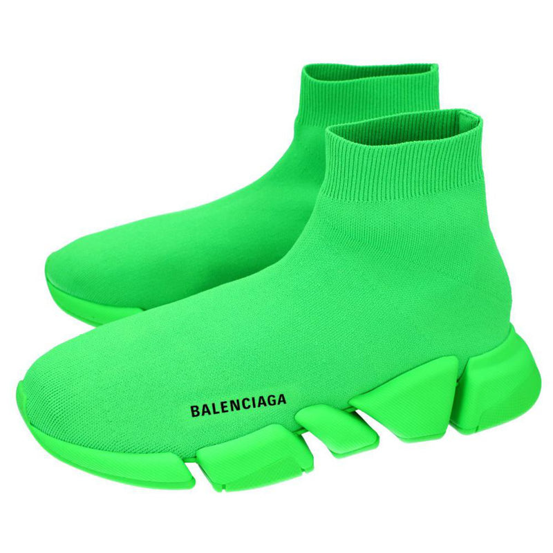 Balenciaga Speed 2.0 in Green Sneakers