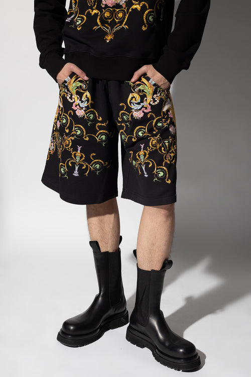 Versace Jeans Couture Bermuda With Tullerie Print Shorts