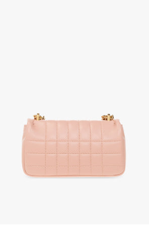 Burberry Pink Lola Mini Quilted Shoulder Bag