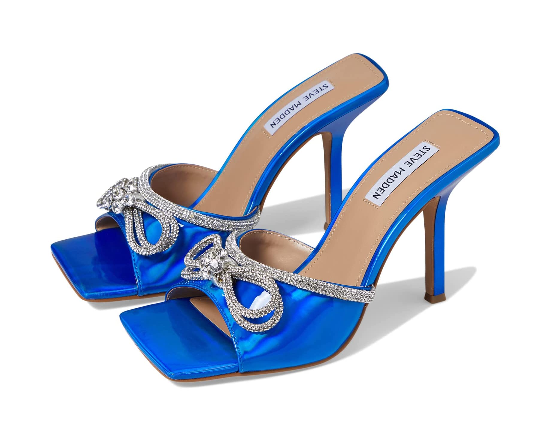 Steve Madden Blue Embellish Sandals – ICETIME LUXE