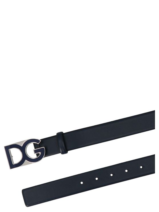 Dolce & Gabbana Blue Buckle Belt