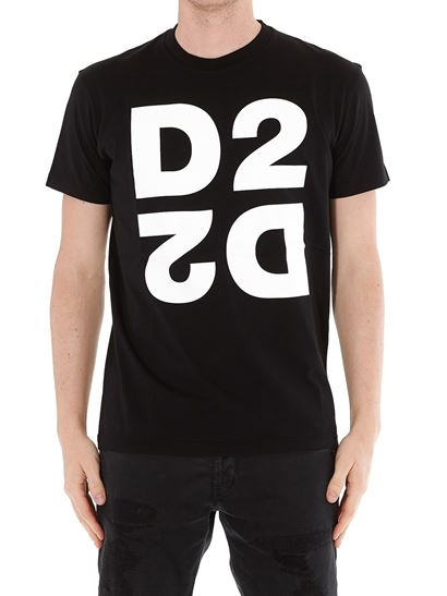 Dsquared2 Black Logo Printed T-Shirt