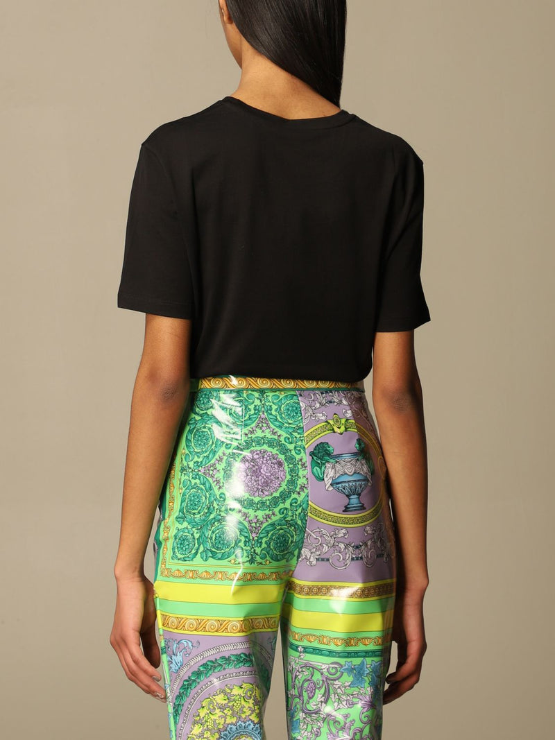 Versace cotton T-shirt with signature and Medusa head