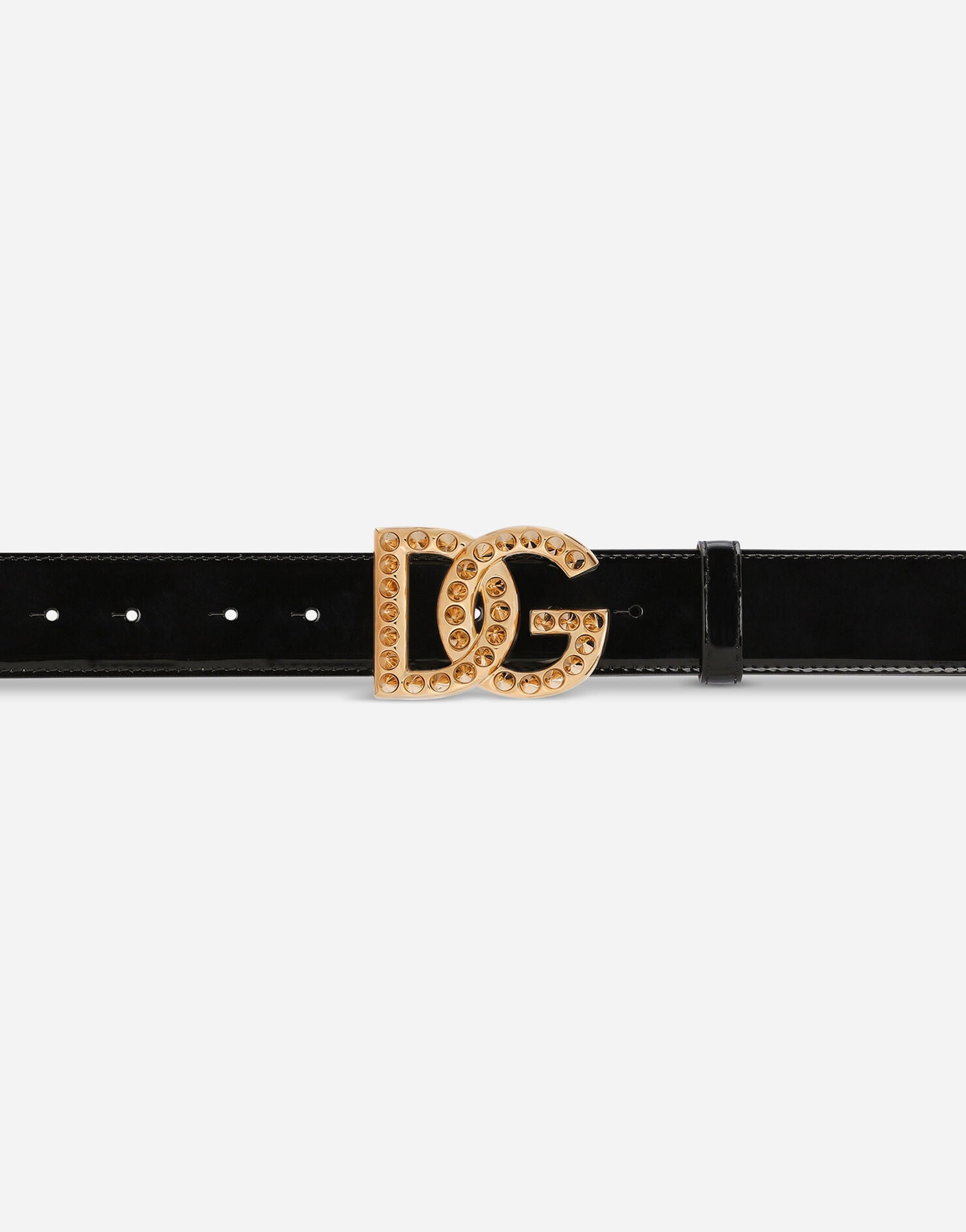 Dolce & Gabbana Black Belt at ICETIME LUXE: Shop Now 2025