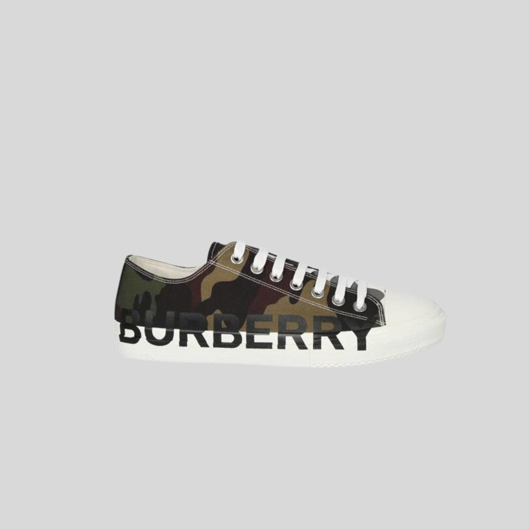 Burberry Camouflage-Print Sneakers