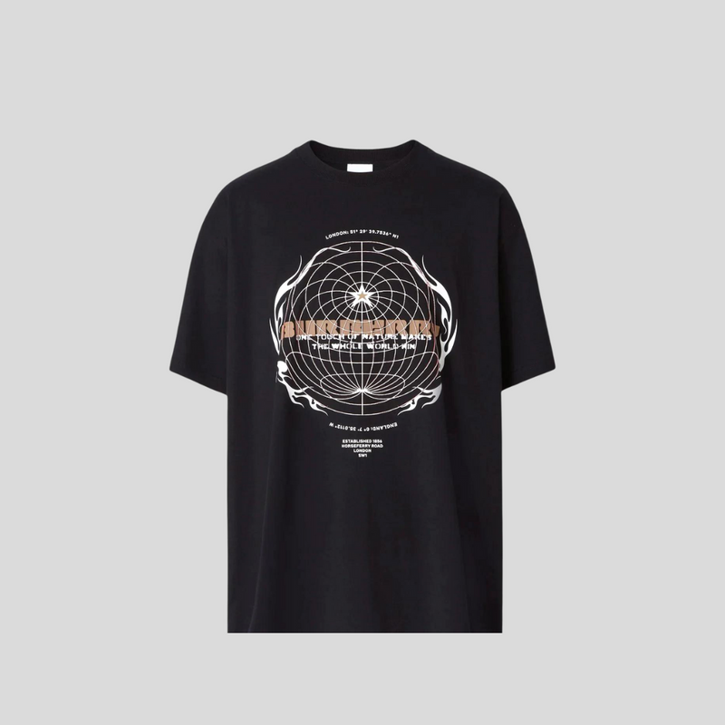 Burberry graphic-print logo cotton T-shirt