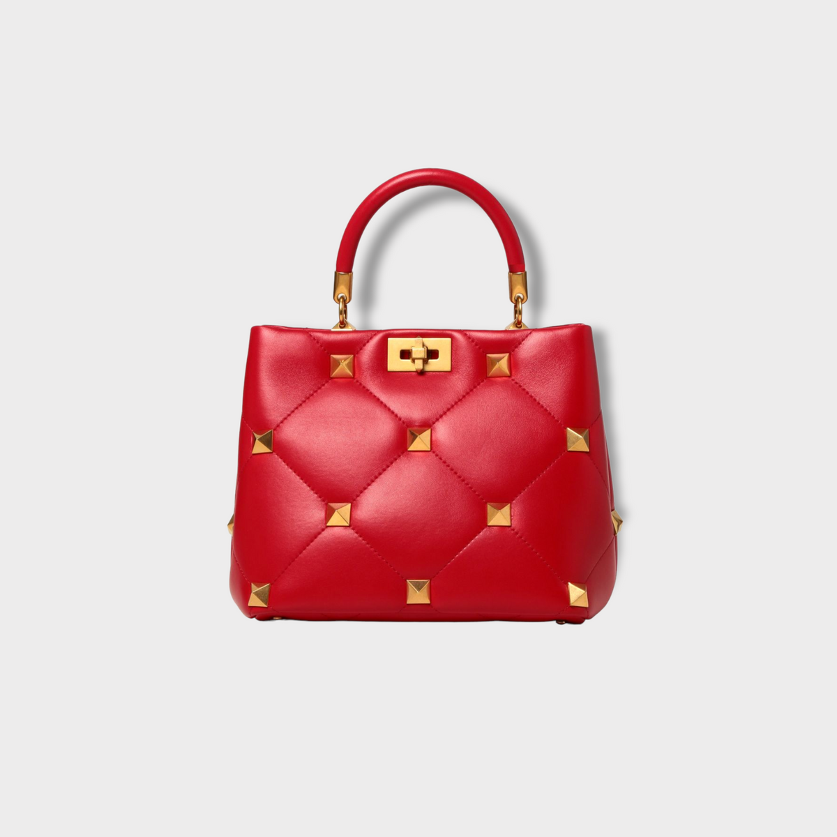 Valentino Garavani Red Bag Roman Stud Bag