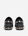 Dolce & Gabbana Calfskin Nappa Portofino Sneakers with studs
