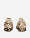 Dolce & Gabbana Calfskin Nappa Portofino sneakers with DG logo and embroidery