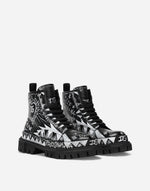 Dolce & Gabbana Leather Combat Boots