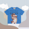 Gucci Kids Baby cotton cat print T-shirt