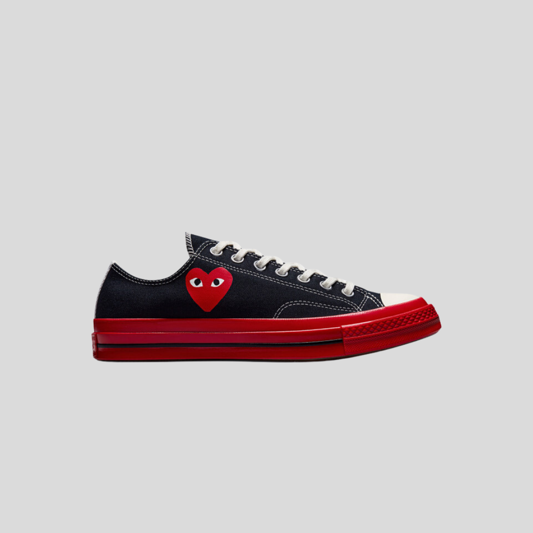 Converse X Comme Des Garçons Black Play Chuck 70 Sneakers