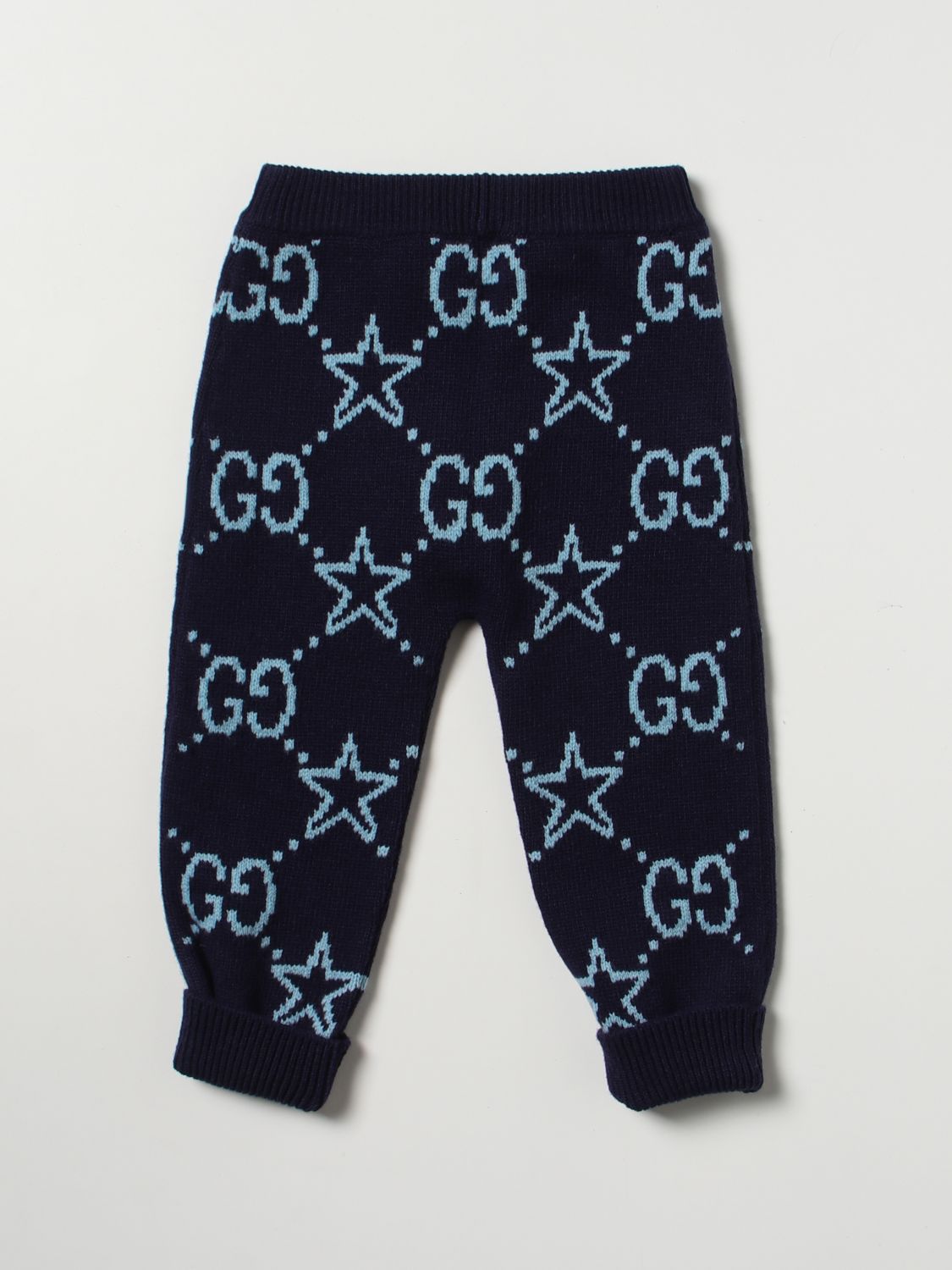 GUCCI チノパン　130 8Y Gucci Kids Blue Wool Pants – ICETIME LUXE
