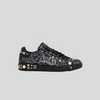 Dolce & Gabbana Calfskin Nappa Portofino Sneakers with studs