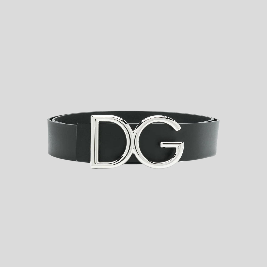 Dolce & Gabbana Black DG Belt at ICETIME LUXE – DG Belt Dolce & Gabbana Black DG Belt at ICETIME LUXE – DG Belt