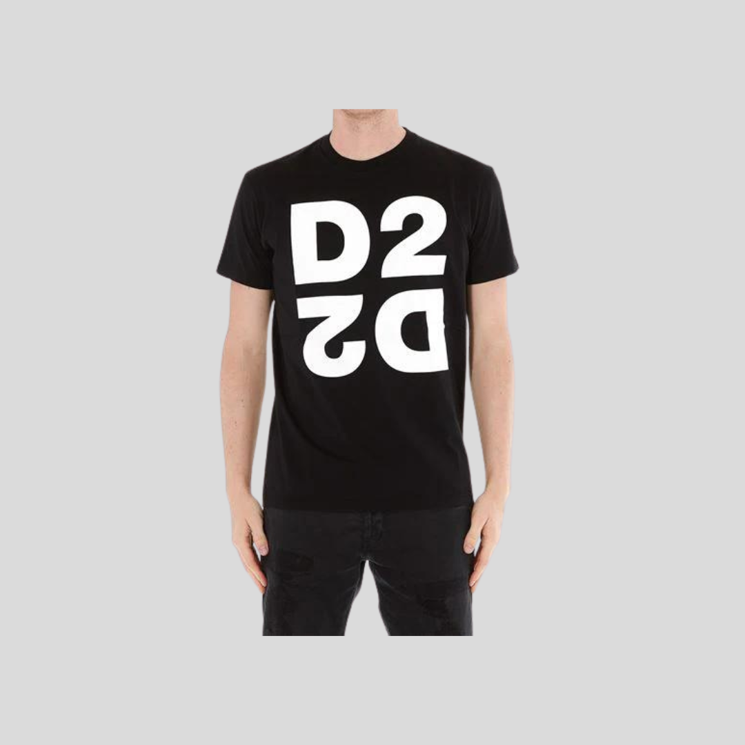 Dsquared2 Black Logo Printed T-Shirt