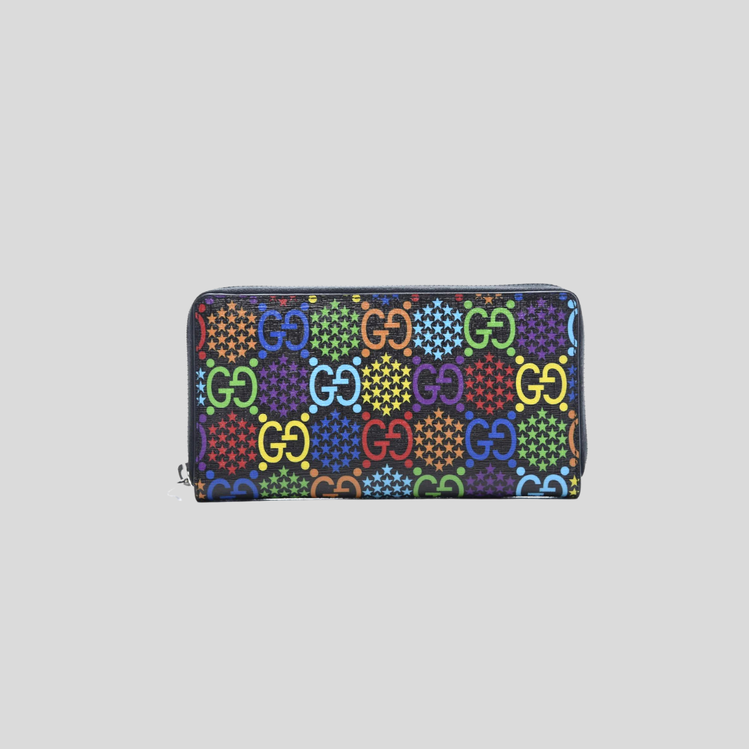 Gucci Multicolor Monogram Psychedelic Wallet