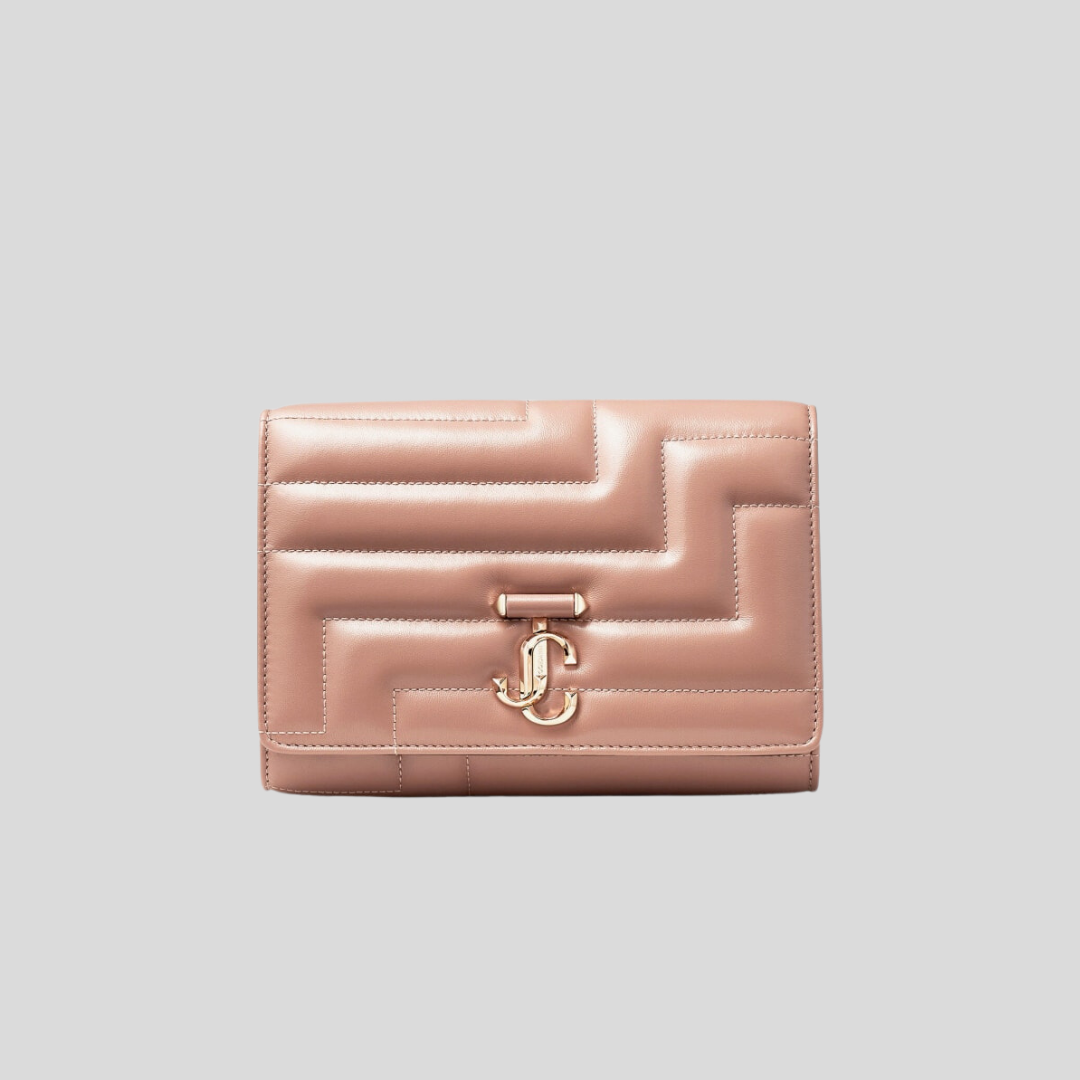 Jimmy Choo Pink Varenne Avenue Clutch ICETIME LUXE