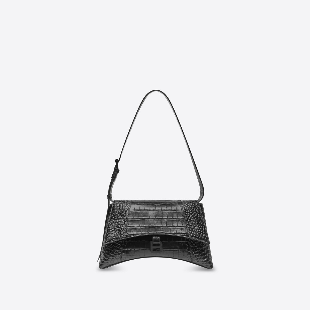 Balenciaga Black Downtown Shoulder Bag