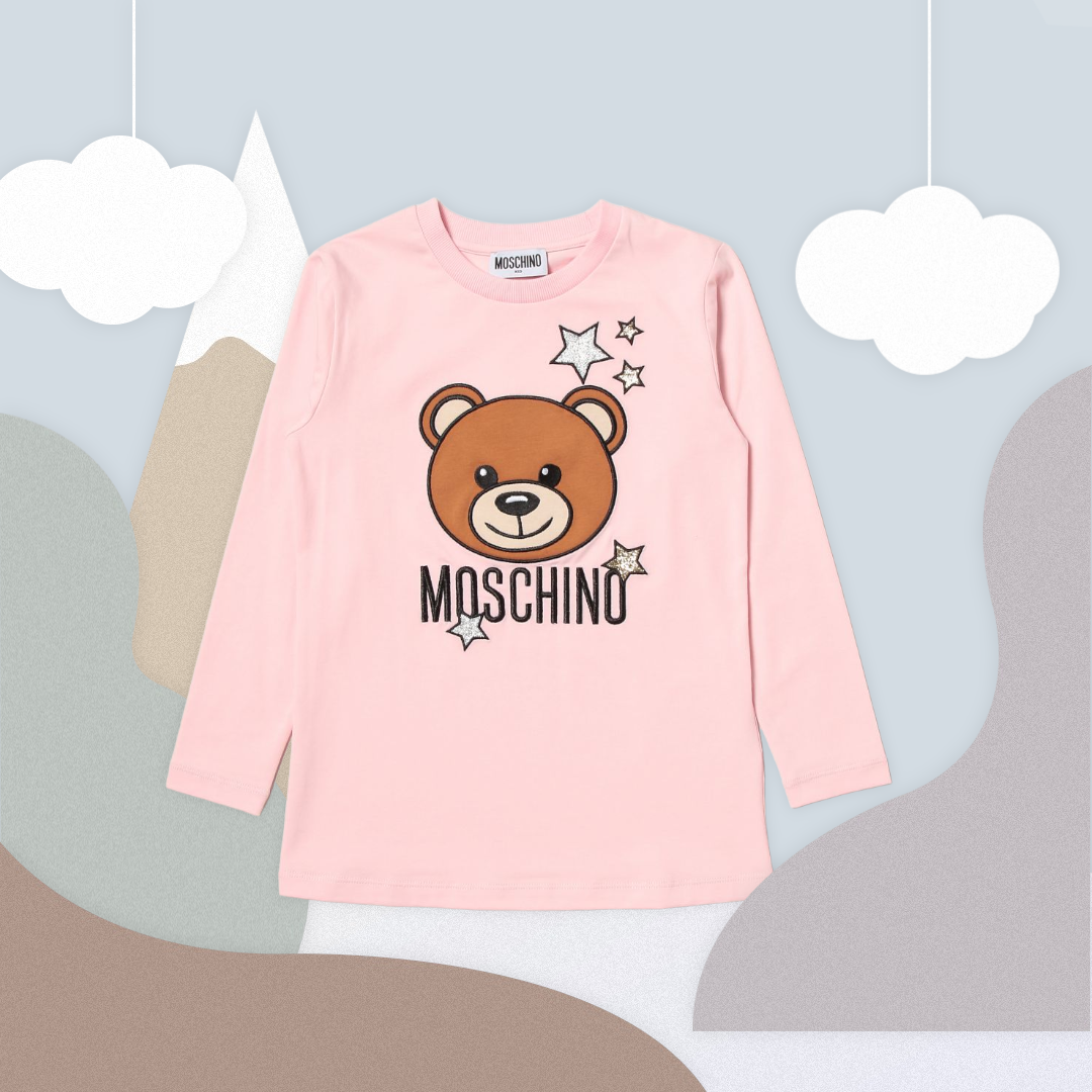 Moschino Kids Pink Sweatshirt