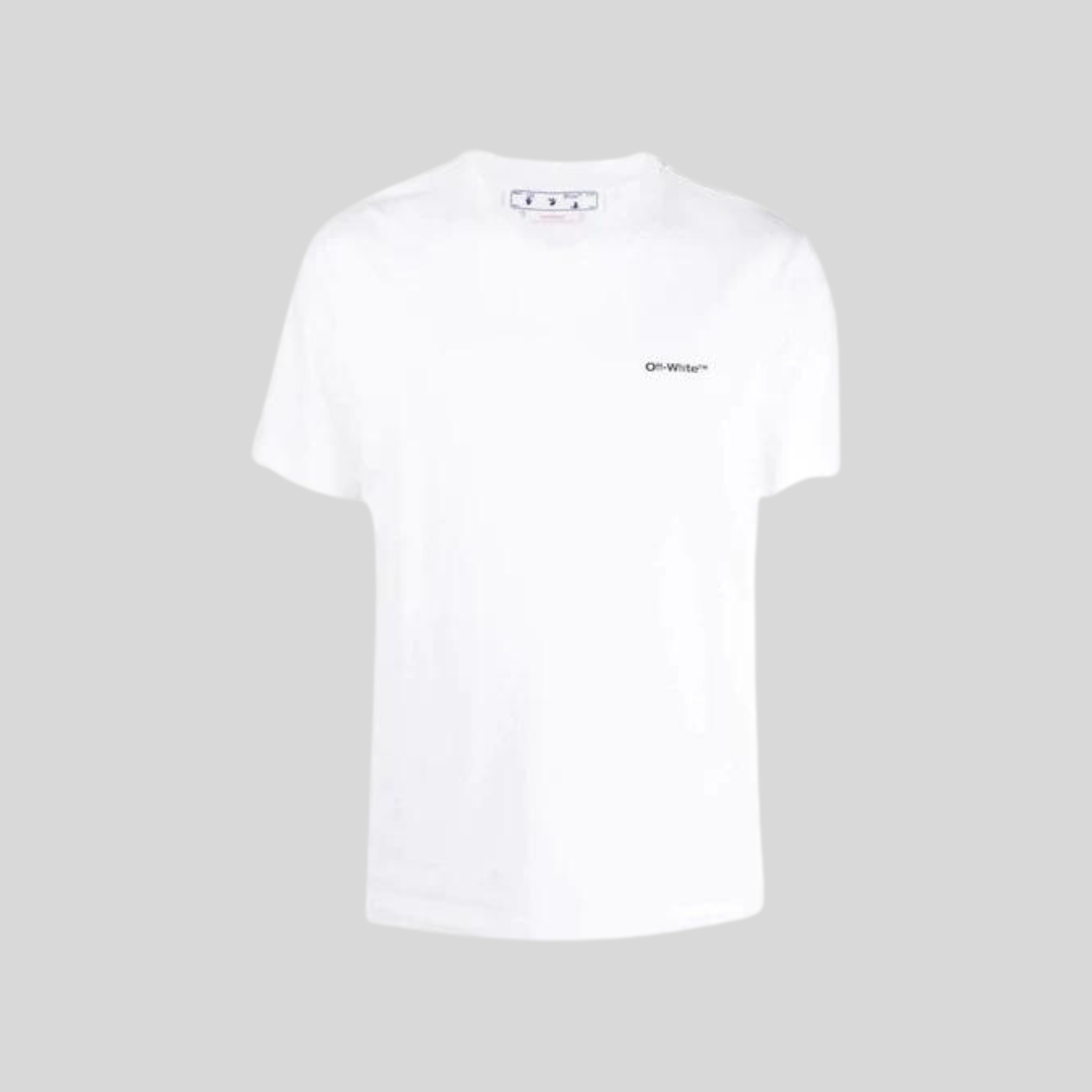 Off-White White Wave Slim T-Shirt