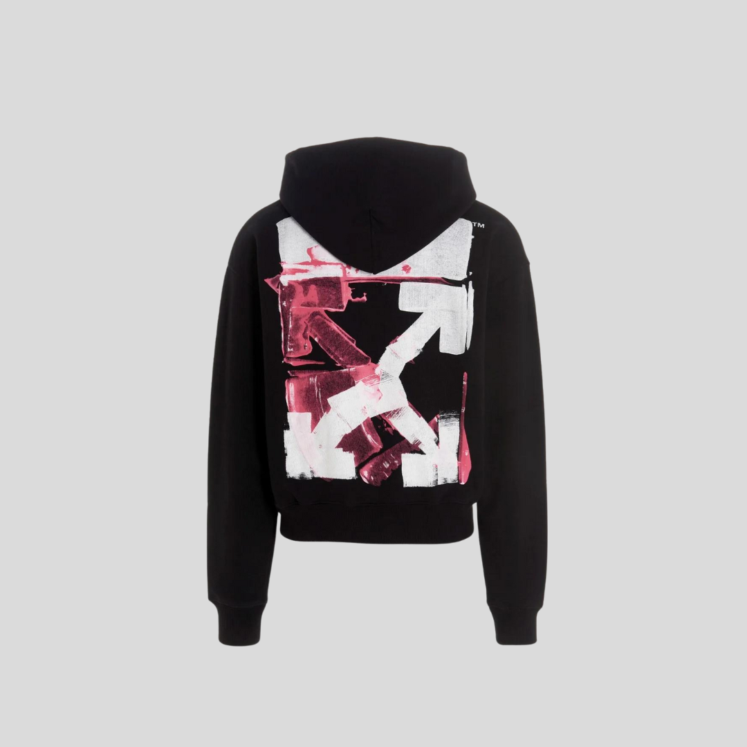 Off White Black Logo Sweatshirt