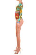 Versace Jeans Couture Garland Printed Bodysuit