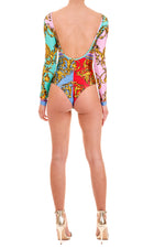 Versace Jeans Couture Garland Printed Bodysuit