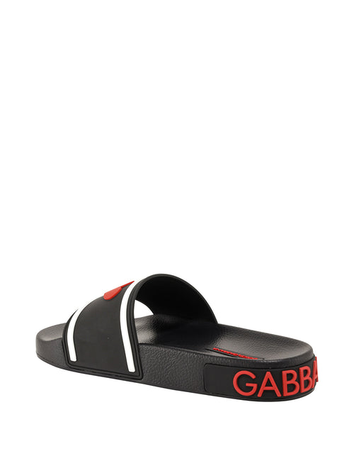 Dolce & Gabbana Flip-Flops in Black