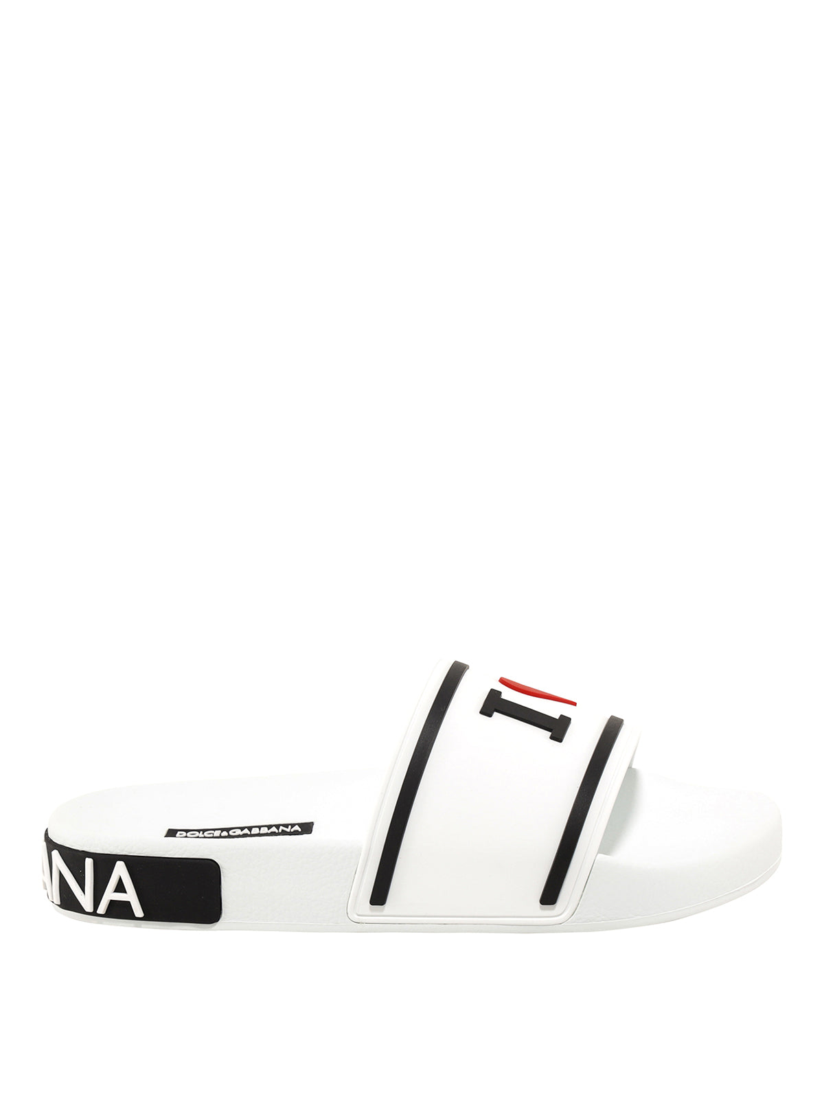 【関税&送料込み】Dolce & Gabbana Slide Sandals With Print White Dolce & Gabbana Slides: Shop at ICETIME LUXE
