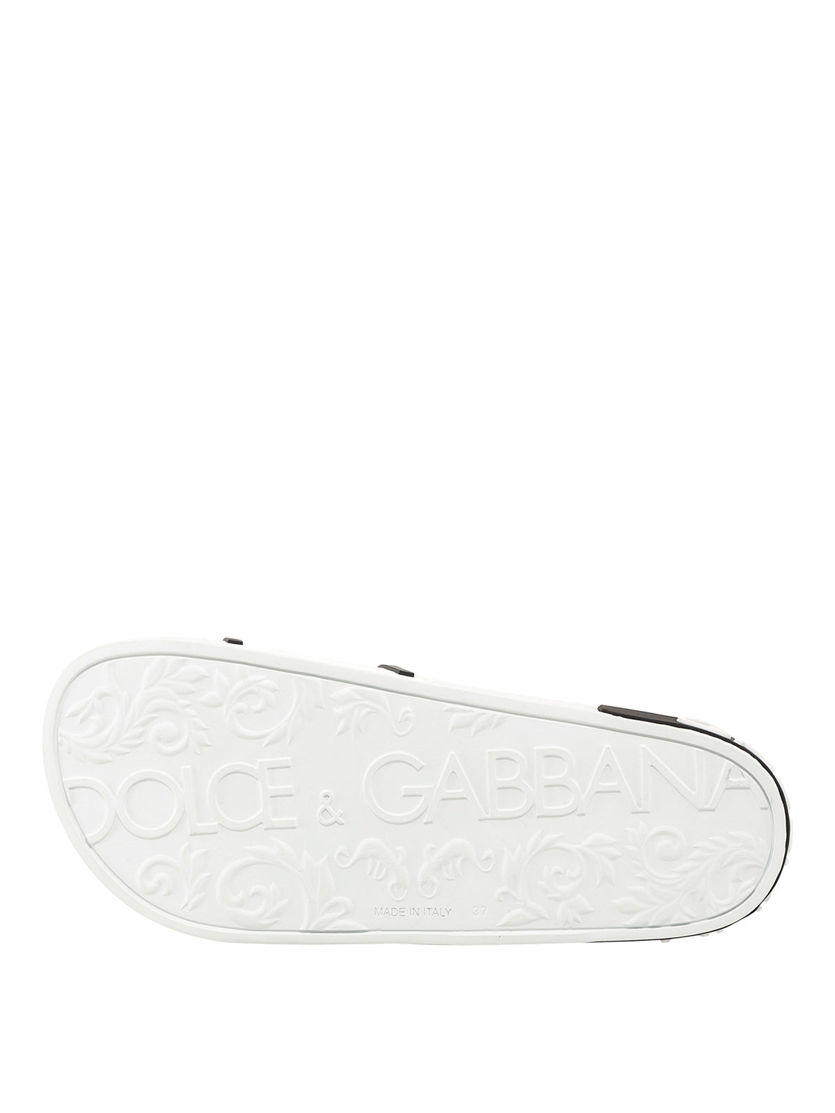 White Dolce & Gabbana Slides: Shop at ICETIME LUXE