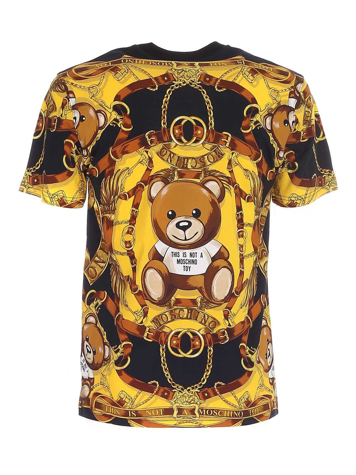 Moschino Multicolor Teddy Print T-Shirt