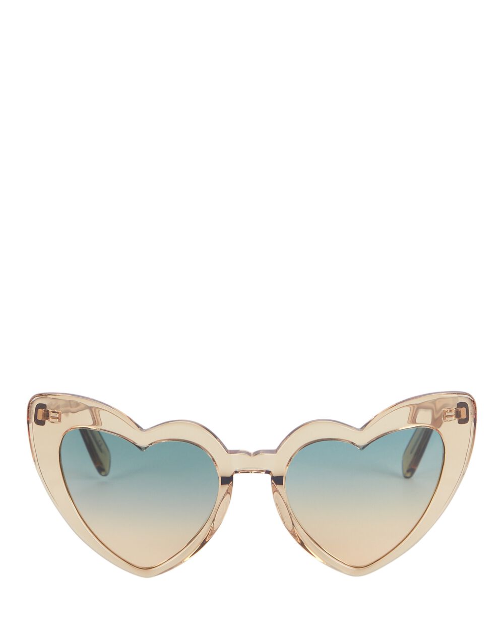 Saint laurent 2025 heart sunglasses