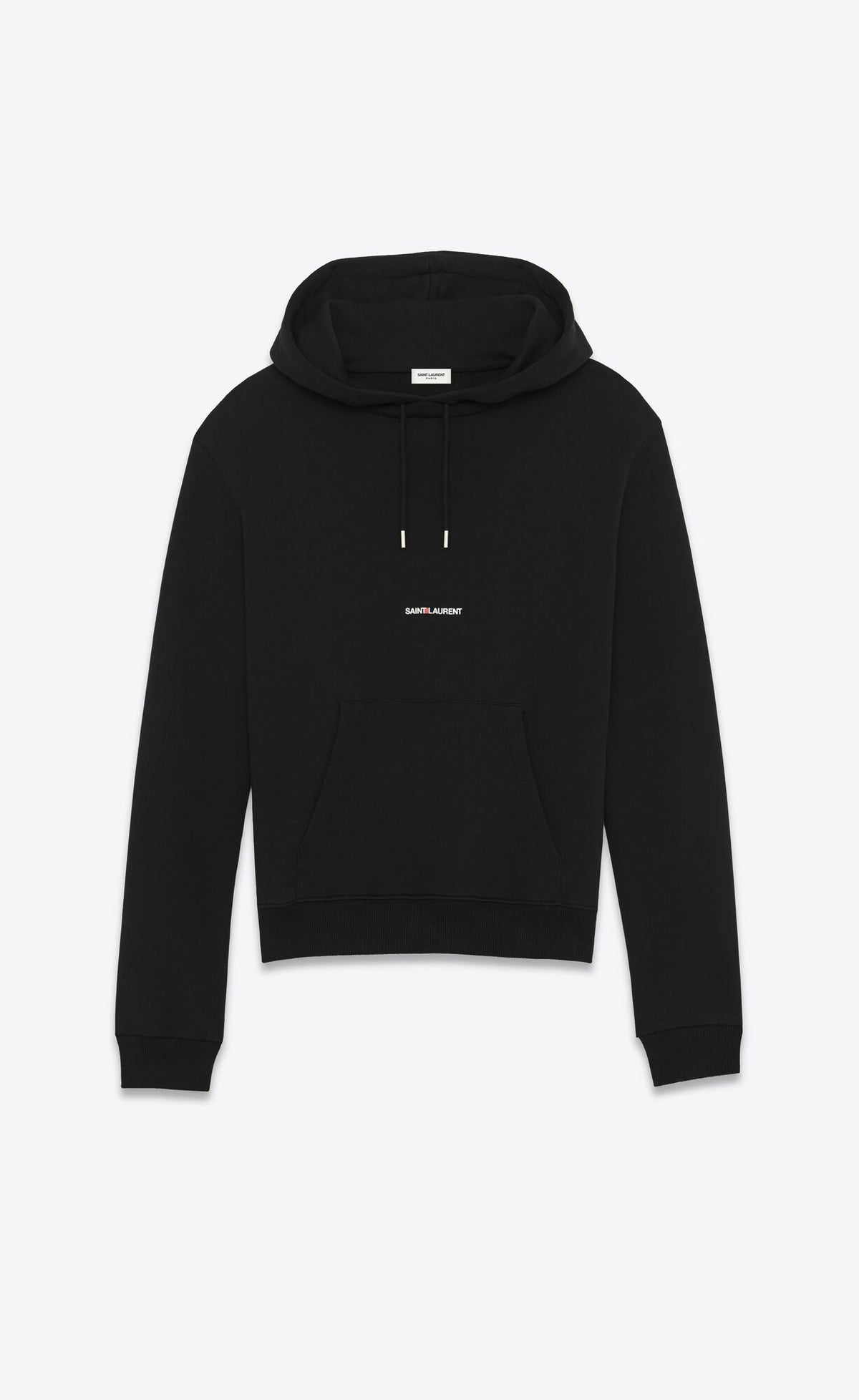 Yves Saint Laurent Black Logo Hoodie Sweatshirt