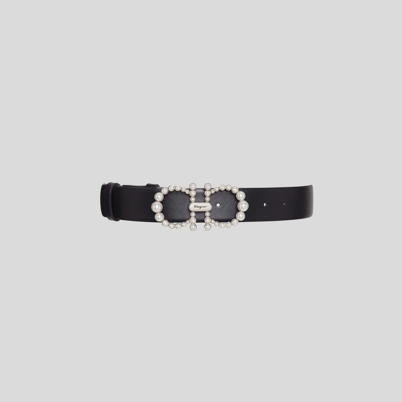 Salvatore Ferragamo Lady Belt with Pearls