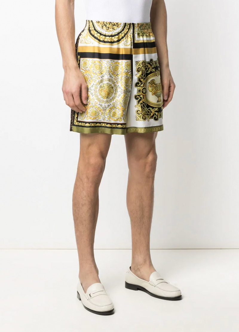 Versace Barocco Mosaic Animalier Shorts