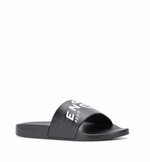 Givenchy logo print leather slides