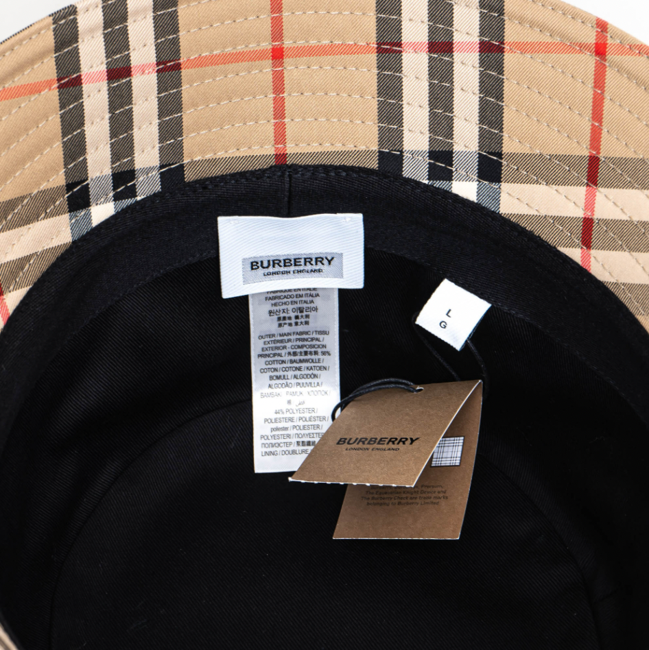 Vintage burberry shop bucket hat