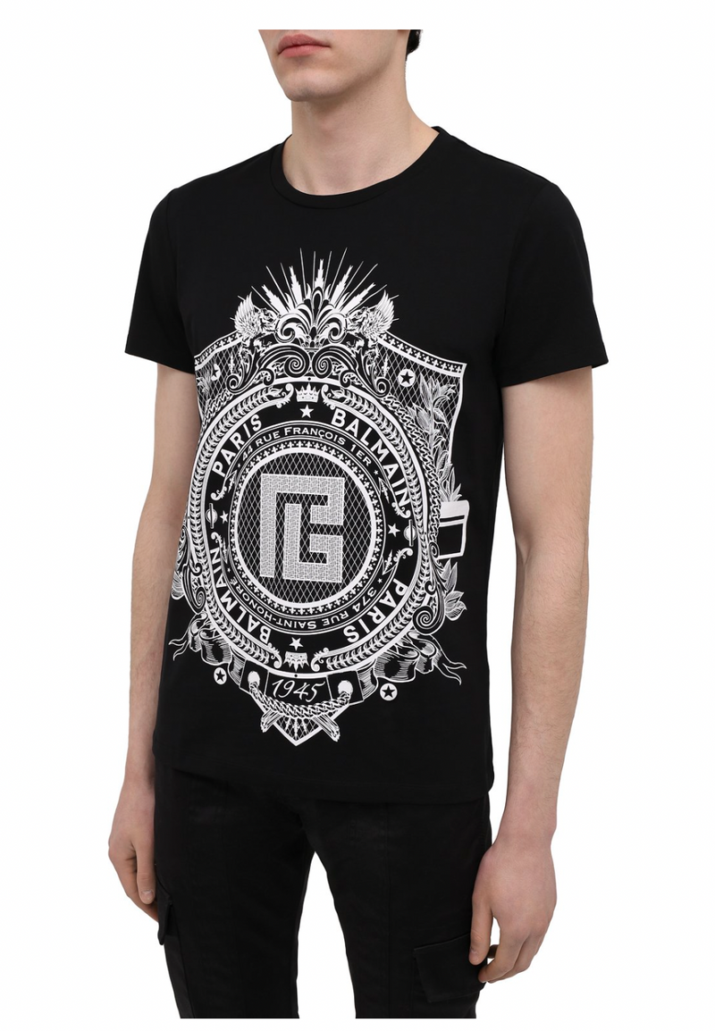 Balmain T-Shirt with Big Logo