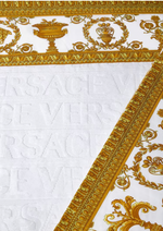 Versace Baroque White Towel