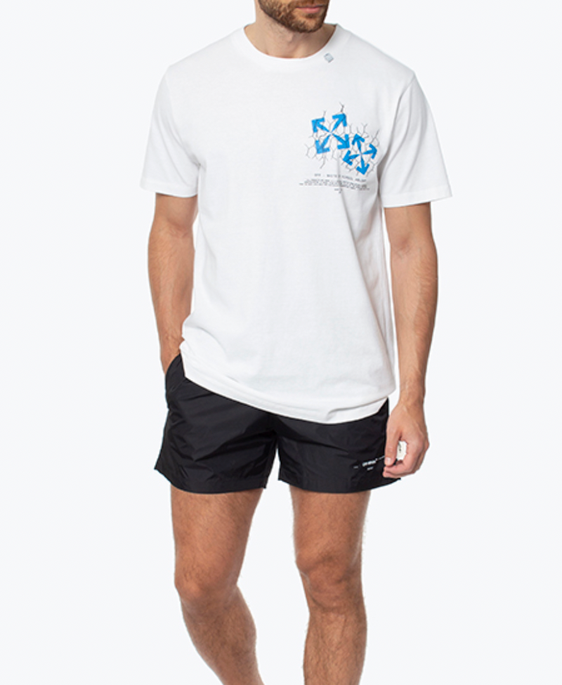Off-White Logo Swim Shorts