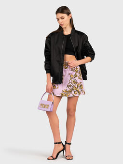 Versace Jeans Couture Pink Baroque Print Skirt