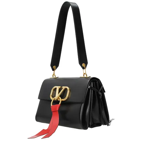 Valentino Garavani Vsling Small Calfskin Handbag With Jewel Handle in  Natural